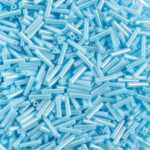 Miyuki Slender Bugle 1.3x6mm Light Blue Ceylon