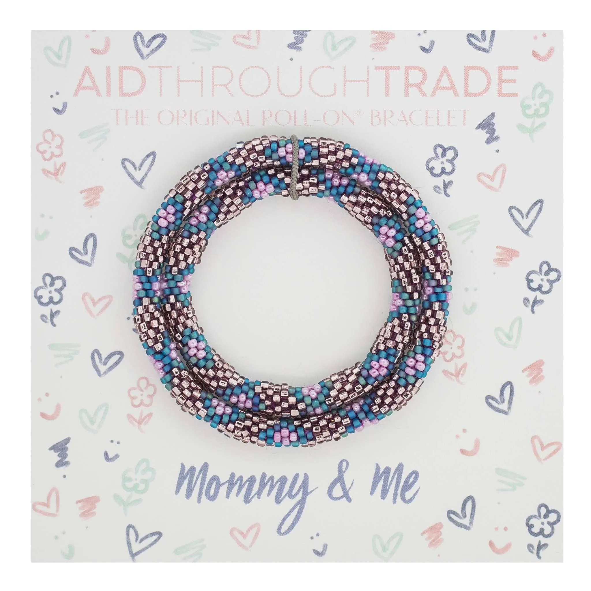 Mommy & Me Roll-On® Bracelets-Mermaid