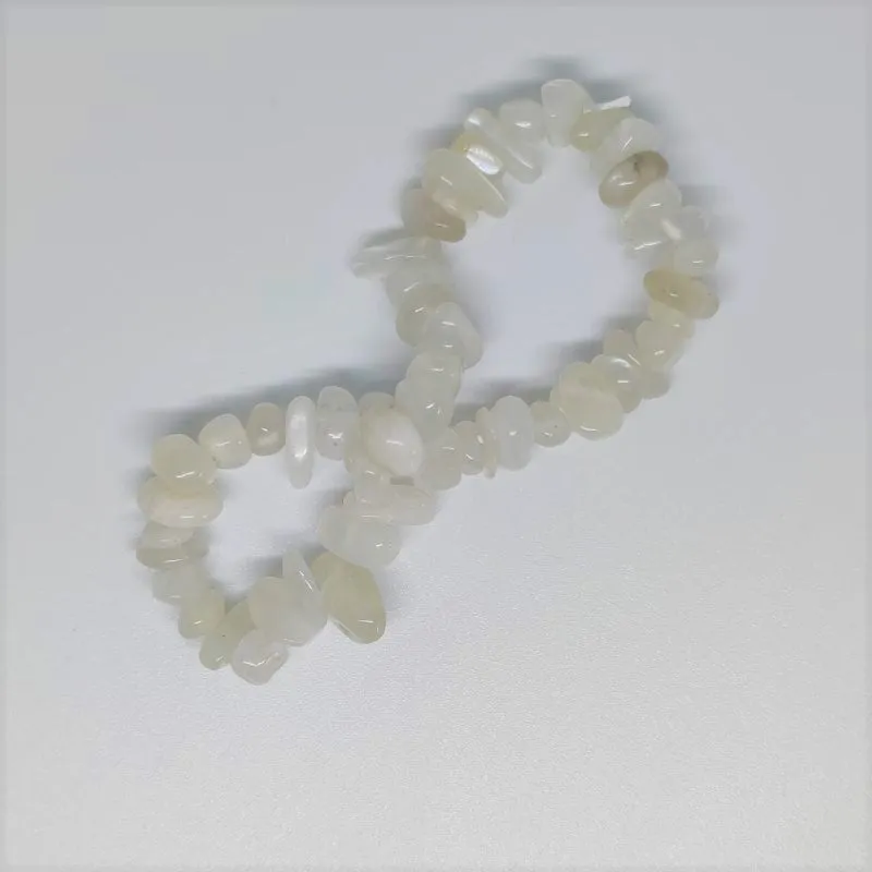 Moonstone Chip Crystal Bracelet