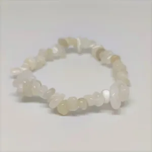 Moonstone Chip Crystal Bracelet