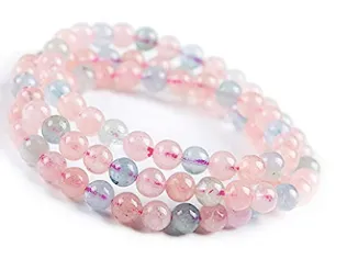 Morganite Bracelet 6-7mm Round