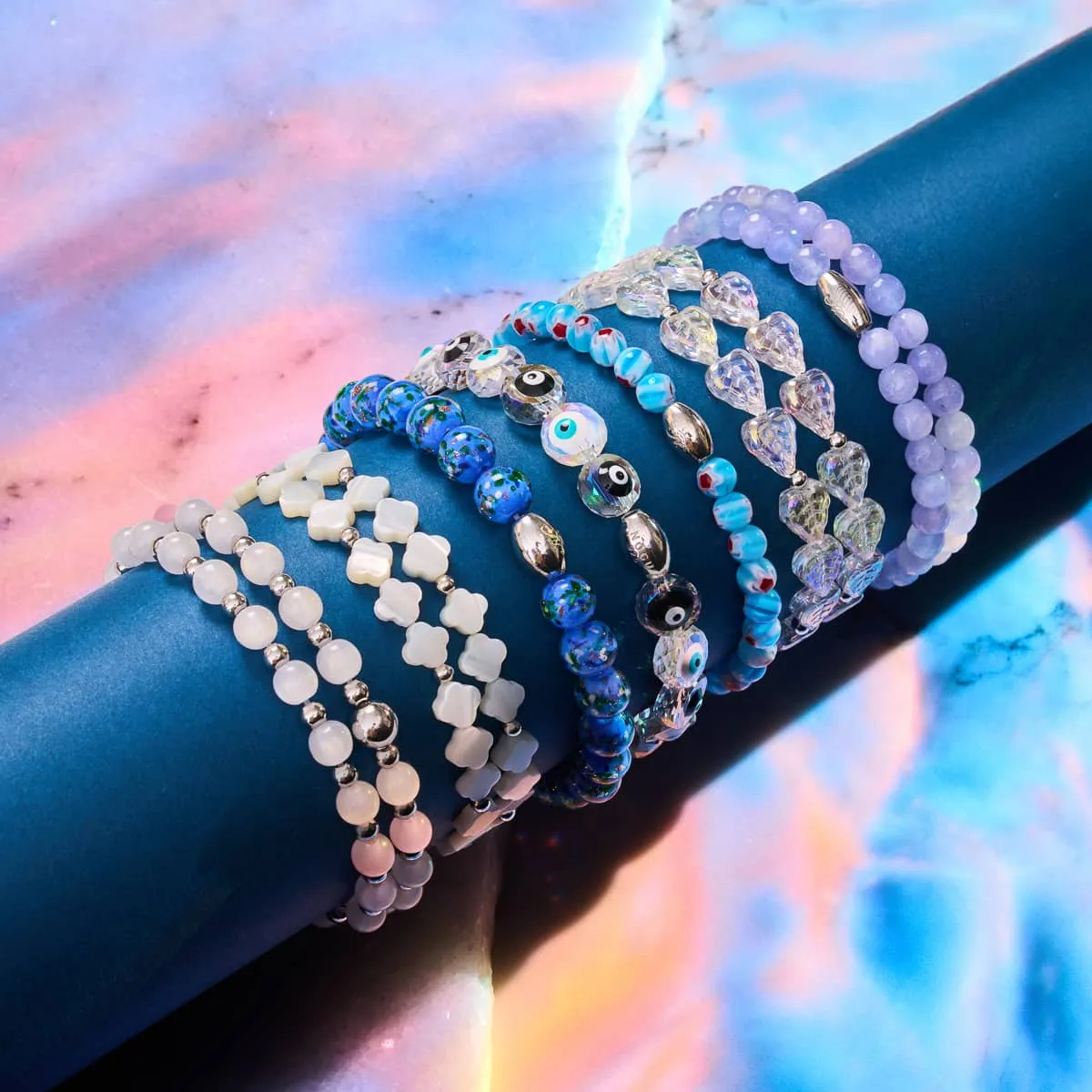 Mother of Pearl | .925 Sterling Silver | Clover Wrap