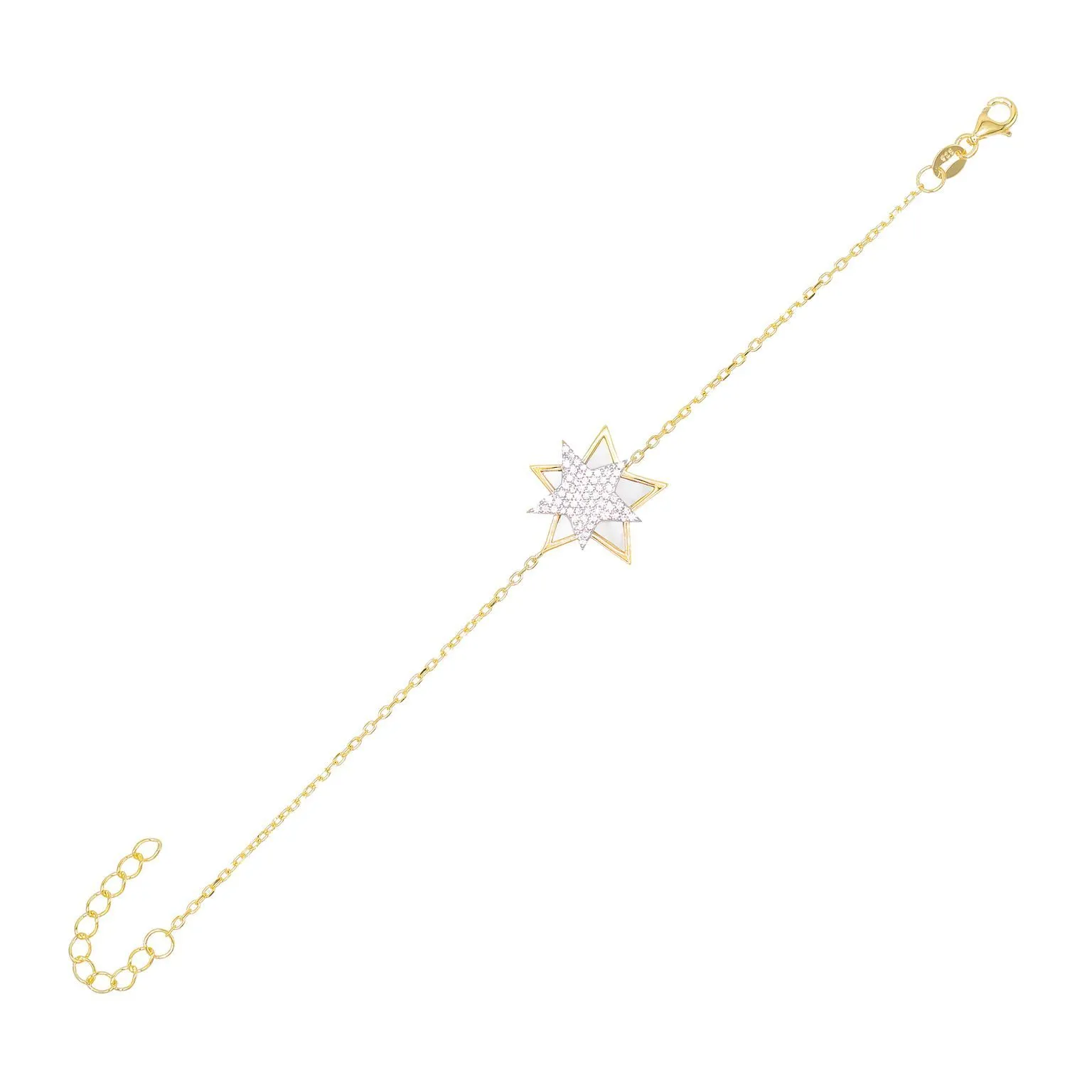 Mother of Pearl Star Bracelet