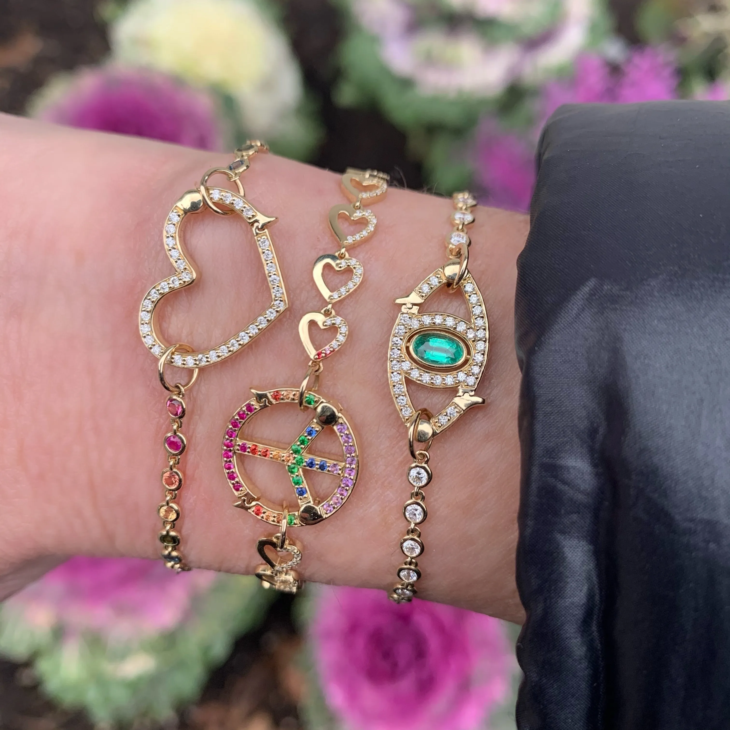 Motif Closure Locks Nacklace or Bracelet