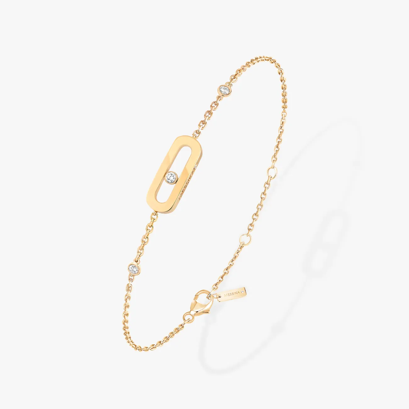 Move Uno 18K Yellow Gold Diamond Bracelet
