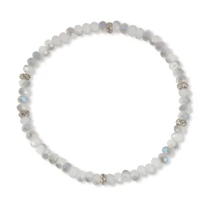 My FUN Colors Mini Crystal Bracelet Twilight Gray / Silver Accent