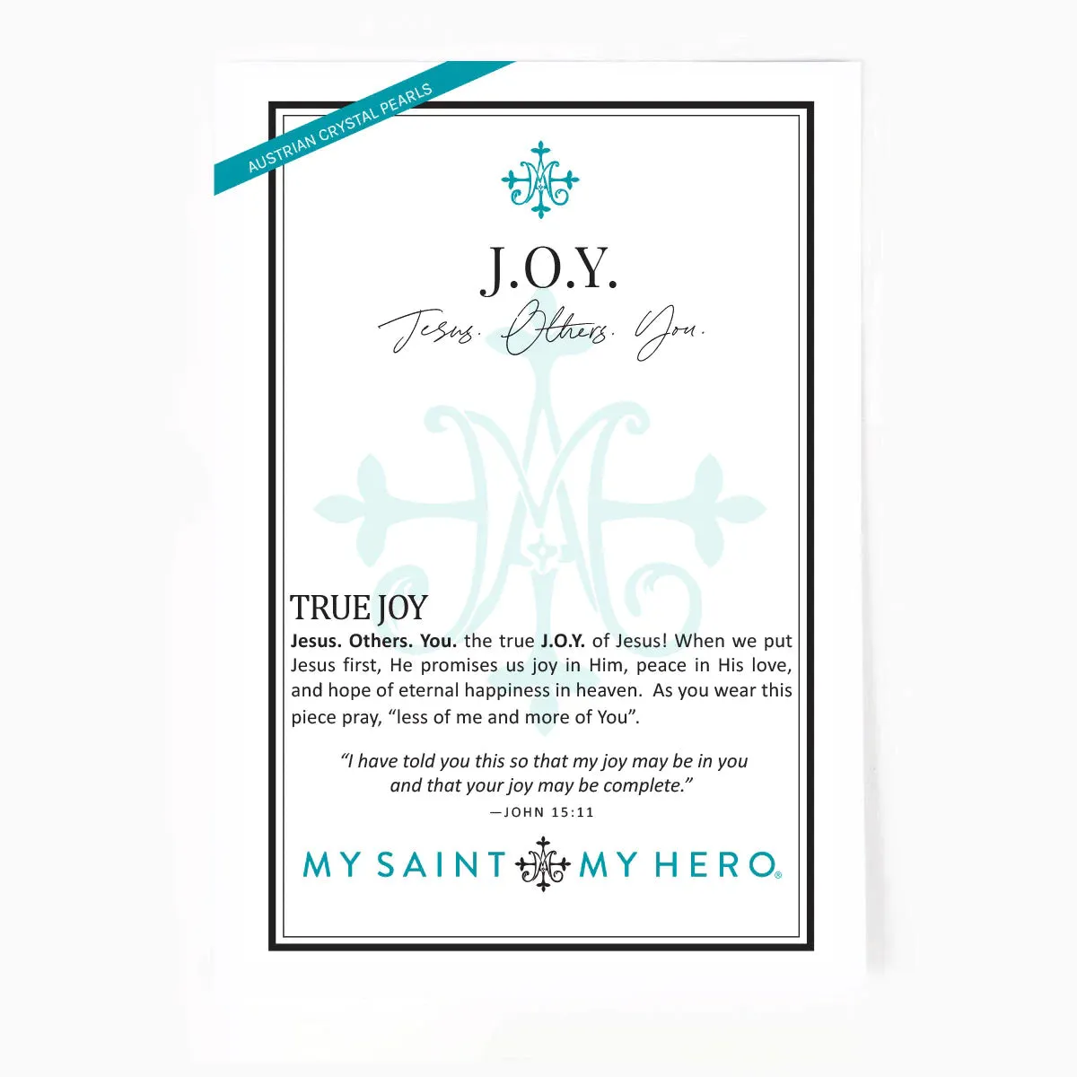 My Saint My Hero True Joy