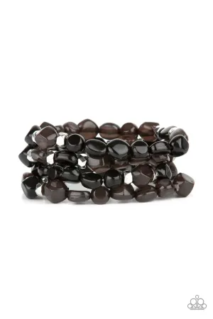 Nice GLOWING! Black Paparazzi Bracelet