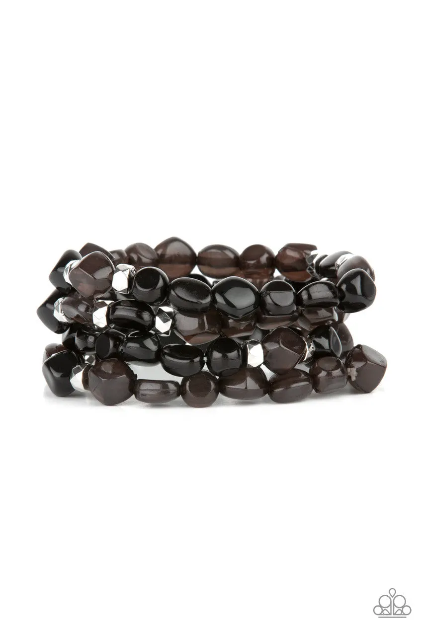 Nice GLOWING! Black Paparazzi Bracelet