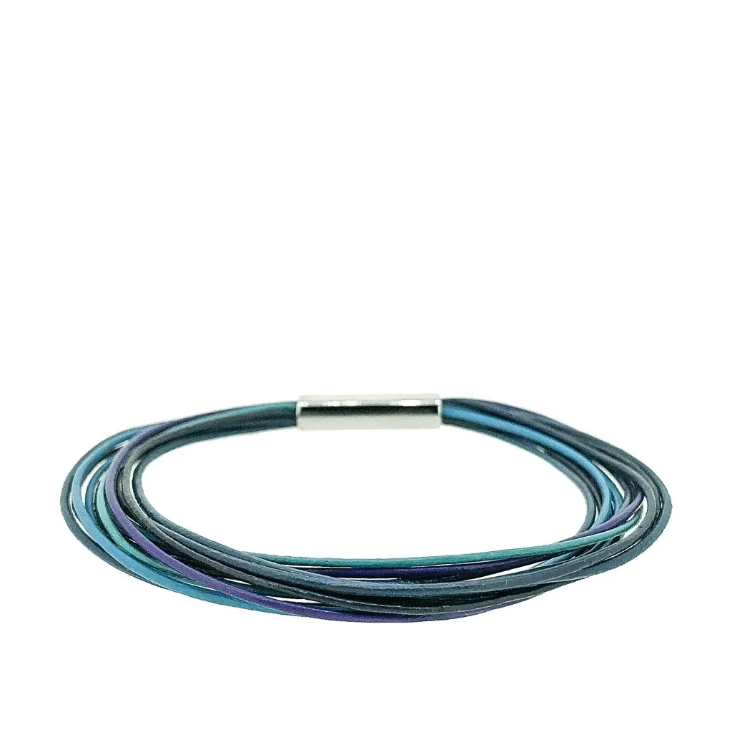 Northern Lights - Leather Bracelet