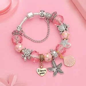 Ocean  Pandora Charm Bracelet