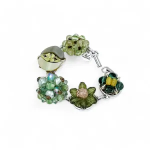Olive Bauble Vintage Cluster Bracelet