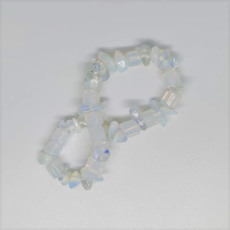 Opalite Chip Crystal Bracelet