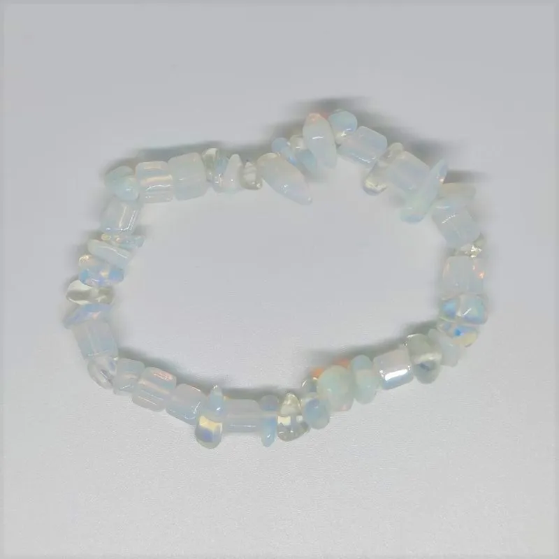 Opalite Chip Crystal Bracelet