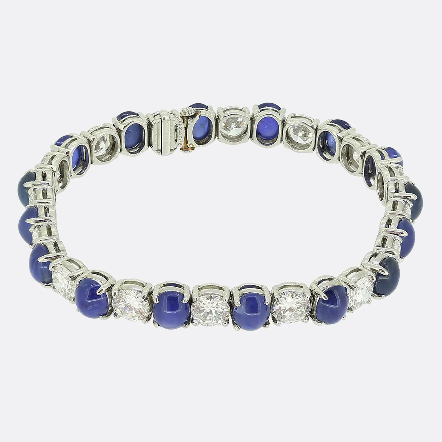 Oscar Heyman Sapphire and Diamond Bracelet