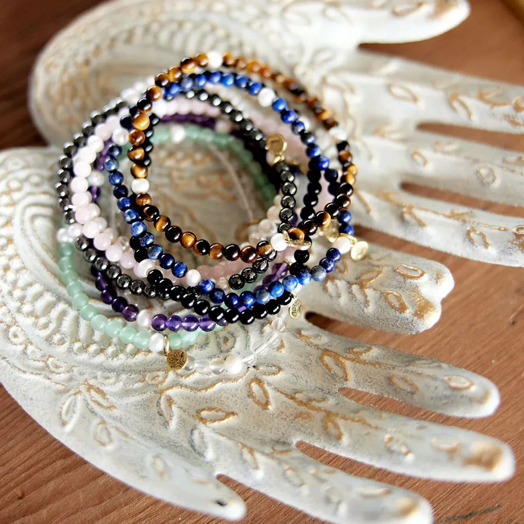 PALAS Aventurine & Pearl Propensity Gem Bracelet