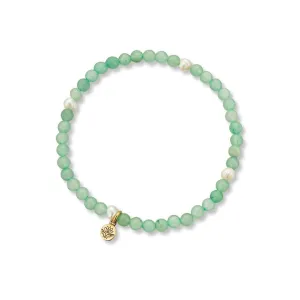 PALAS Aventurine & Pearl Propensity Gem Bracelet