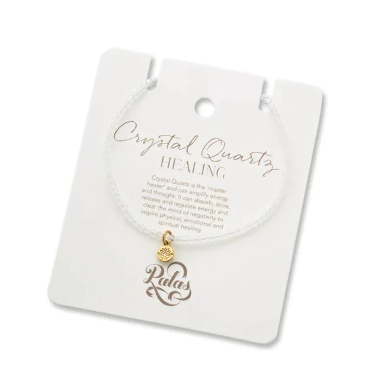 PALAS Crystal Quartz Celestial Gem Bracelet