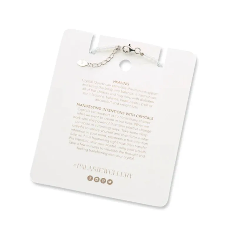 PALAS Crystal Quartz Celestial Gem Bracelet