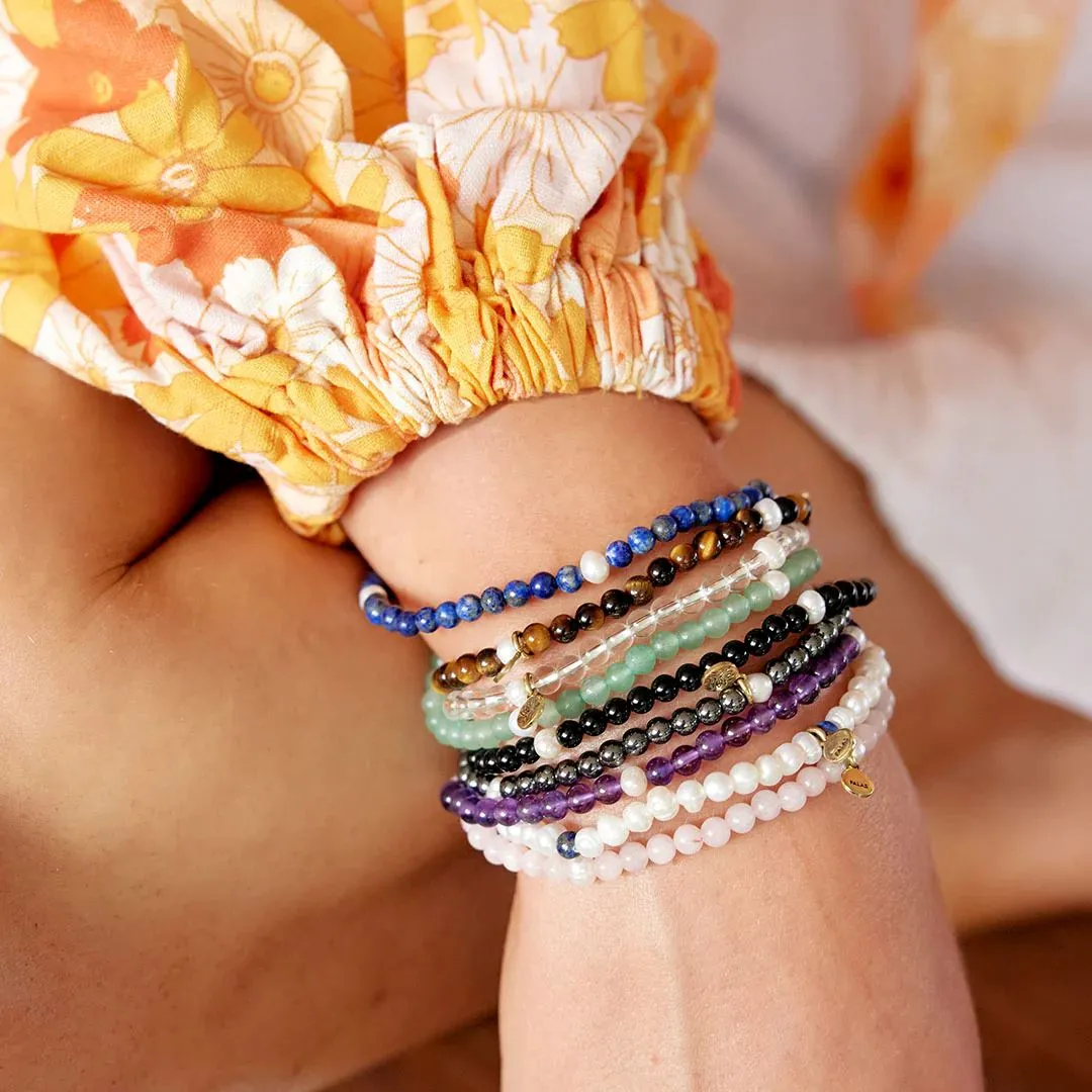 PALAS Pearl & Lapis Lazuli Propensity Gem Bracelet
