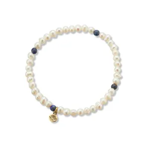 PALAS Pearl & Lapis Lazuli Propensity Gem Bracelet