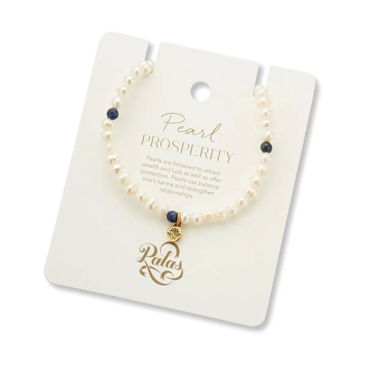 PALAS Pearl & Lapis Lazuli Propensity Gem Bracelet