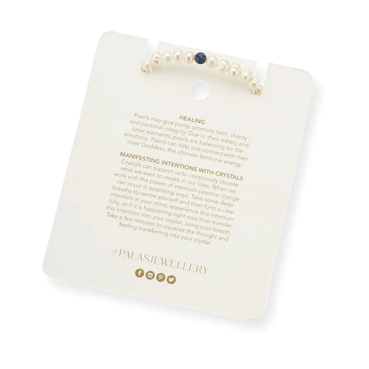 PALAS Pearl & Lapis Lazuli Propensity Gem Bracelet