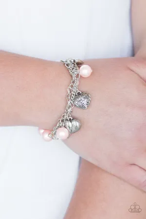 Paparazzi - More Amour -  Pink Pearl Bracelet