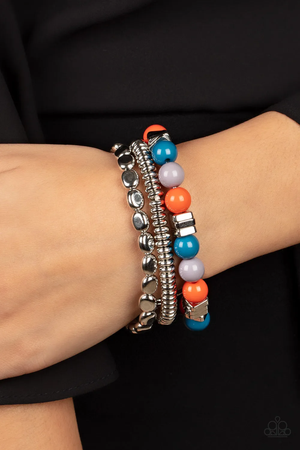 Paparazzi Tour de Tourist - Multi Stretch Bracelets