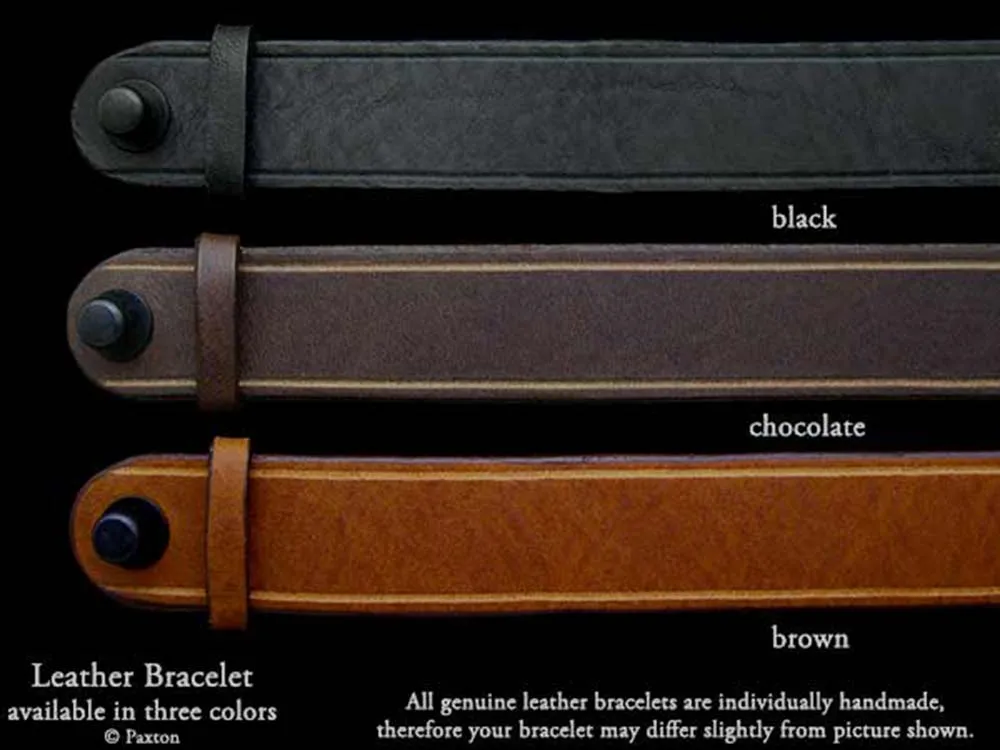 Peace Bonsai Bracelet Sterling Silver on Genuine Leather