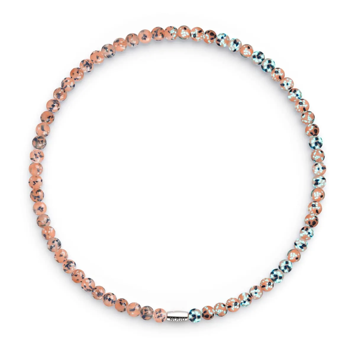 Peach Sorbet | .925 Sterling Silver | Firefly Glass Wrap