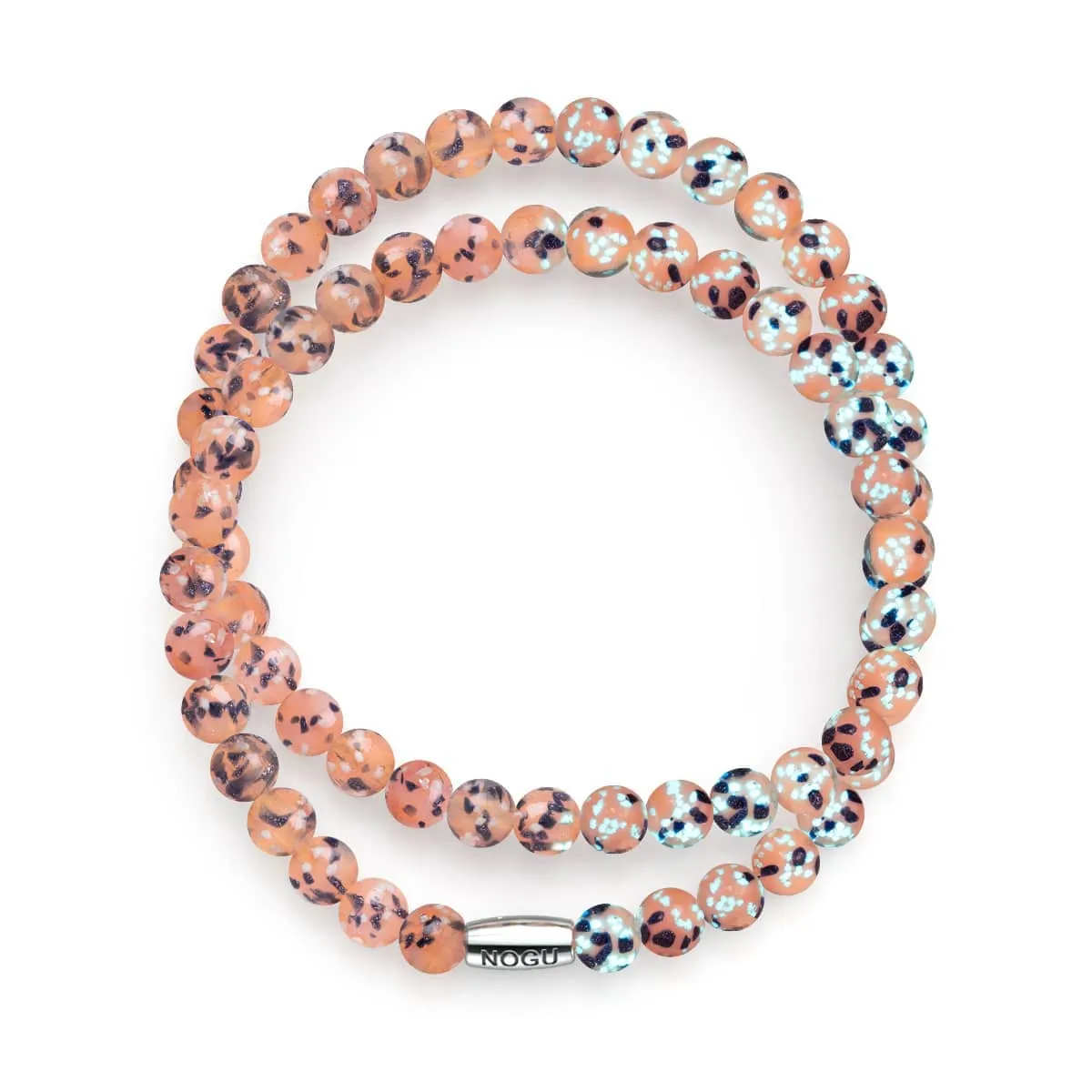 Peach Sorbet | .925 Sterling Silver | Firefly Glass Wrap