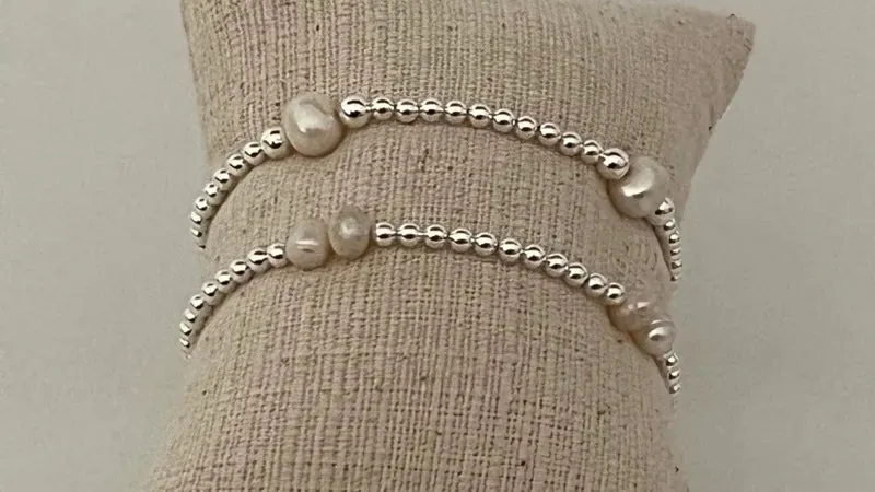 Pearl Bracelet - Sterling Silver