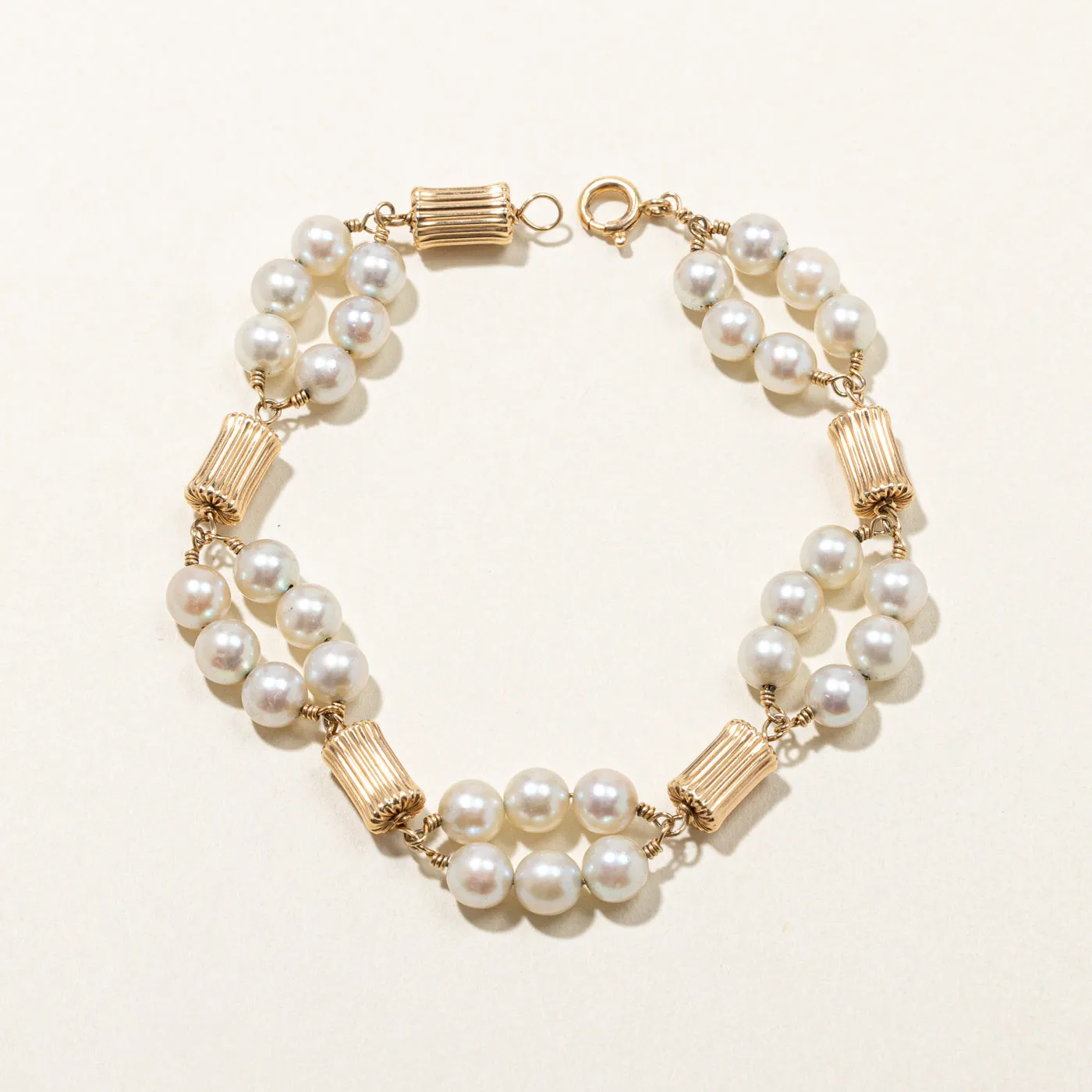 Pearl Chain Bracelet | 7.5"|