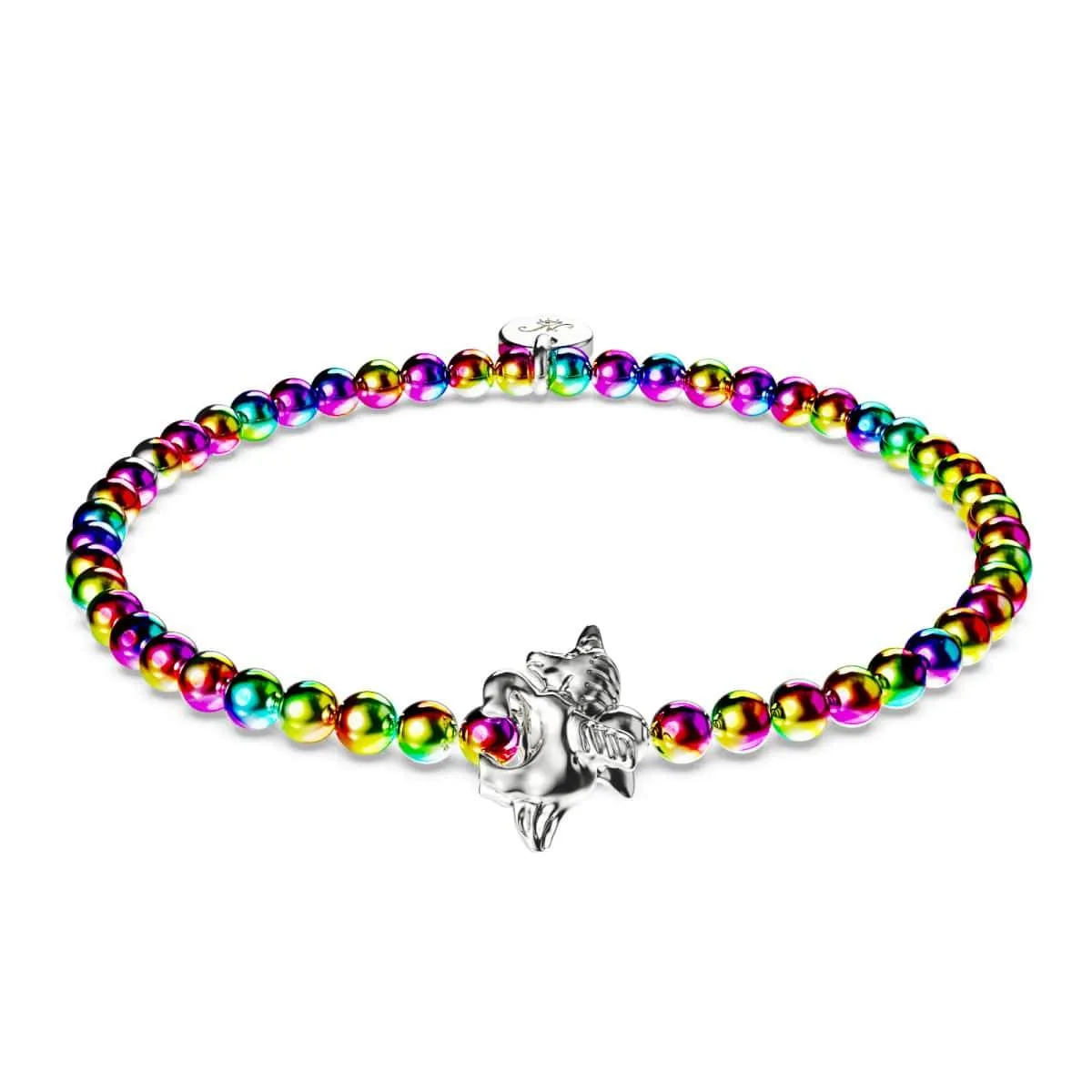 Pegasus | Unicorn Silver | Winged Unicorn Charm Bracelet