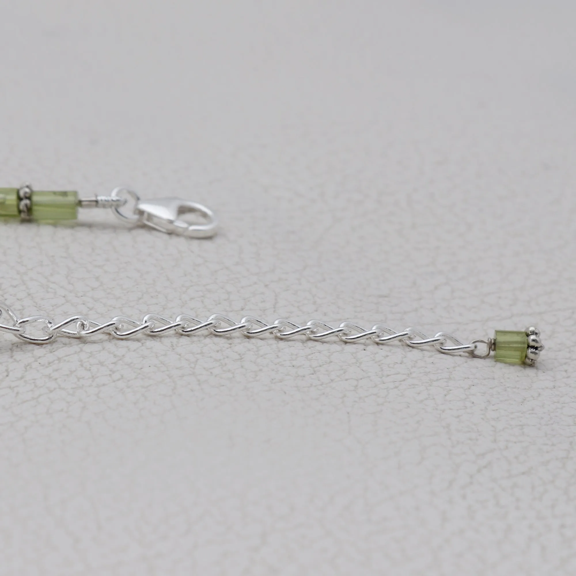 Peridot & Pearl Beads Bracelet
