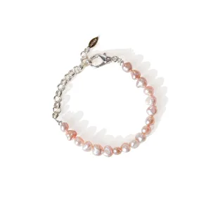 Petal Pearl Bracelet - Silver