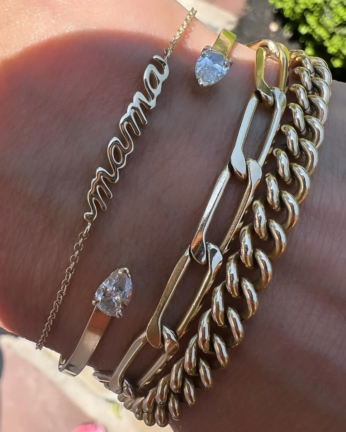 Petite Gold Mama Bracelet