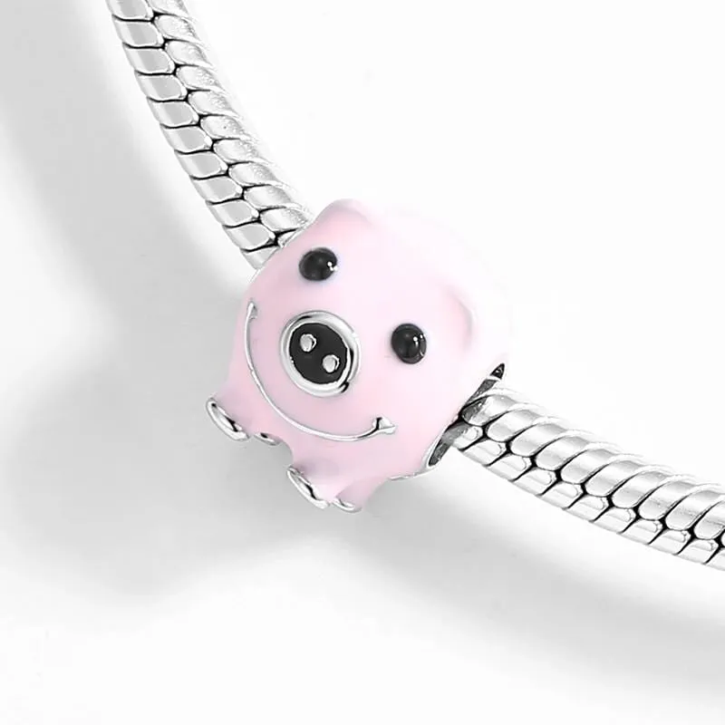 Pink Pig Charm
