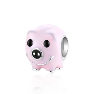 Pink Pig Charm