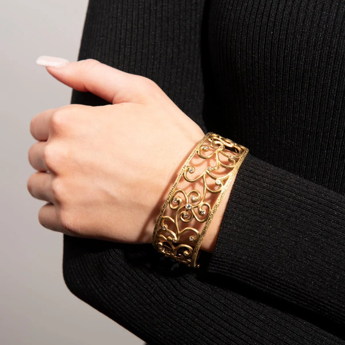 Pre-Owned Penny Preville Diamond Bangle
