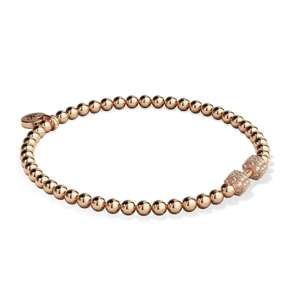 Pump | 18k Rose Gold | Crystal Fitness Bracelet