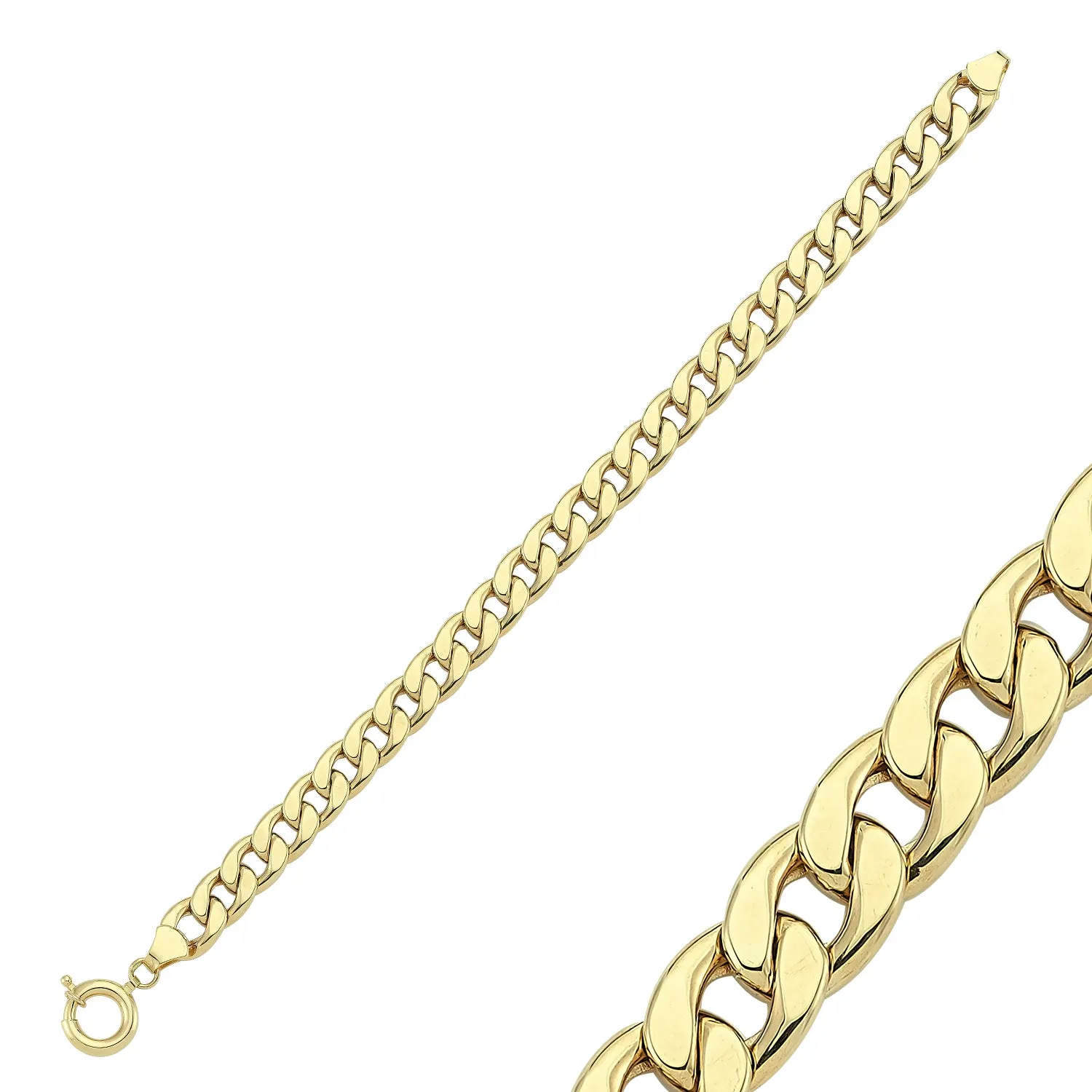 PURE GOLD CHAIN CHARM BRACELET