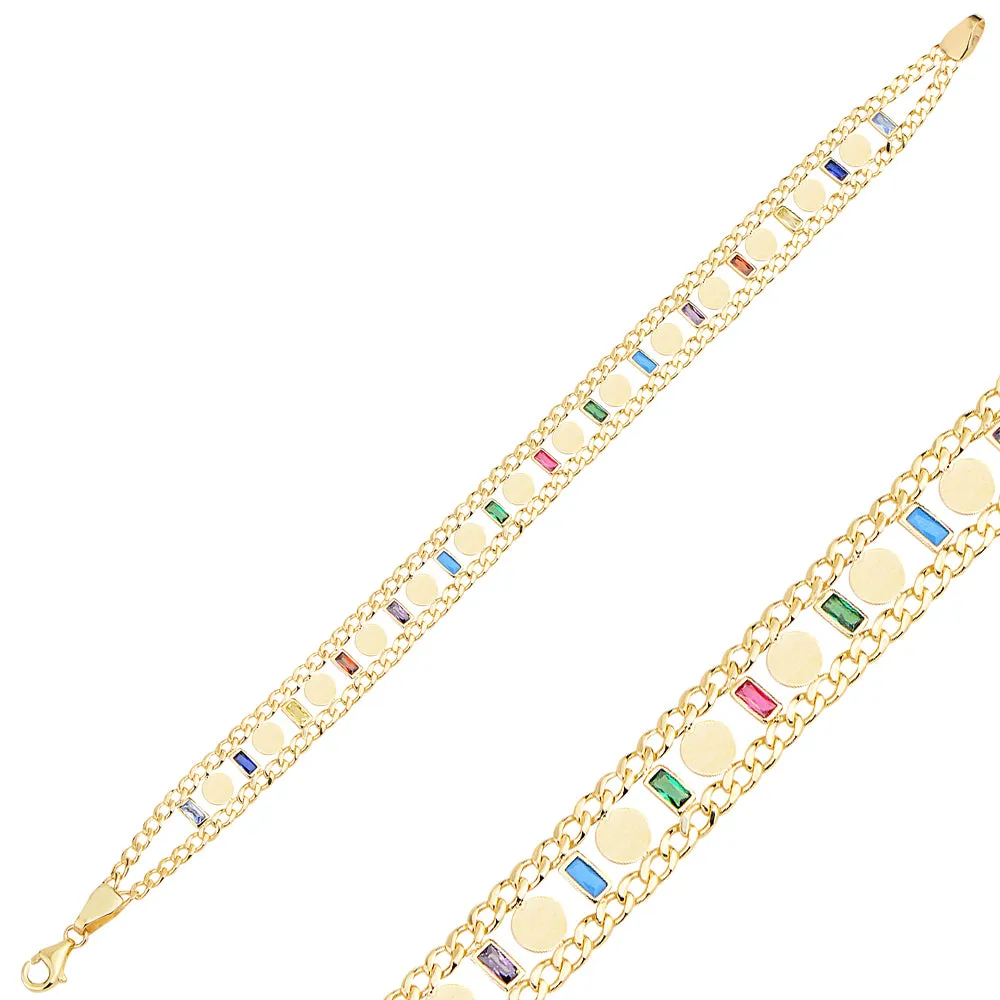 PURE GOLD RAINBOW BRACELET