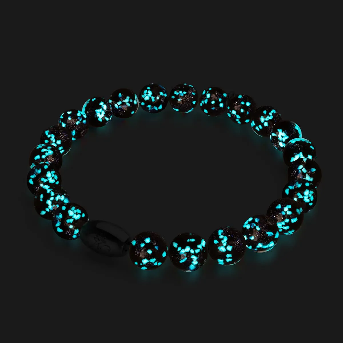 Purple Elixir | .925 Sterling Silver | Firefly Glass Bracelet