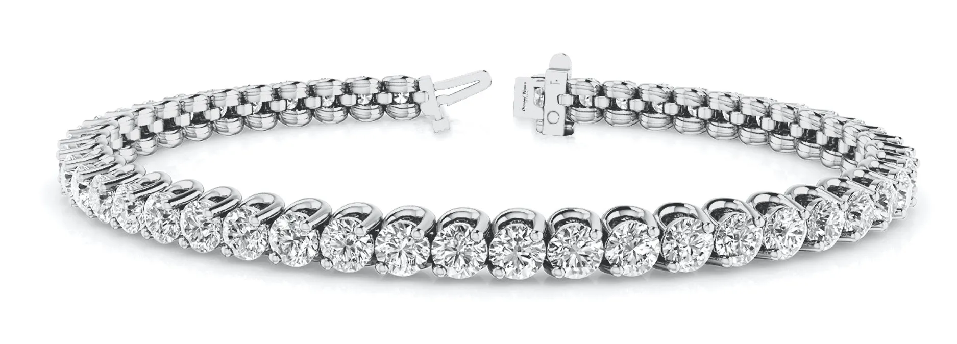 "U Chaton" Classic Brilliant cut Diamonds Bracelet