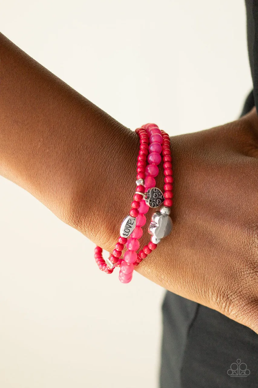 Really Romantic Pink Paparazzi Bracelet