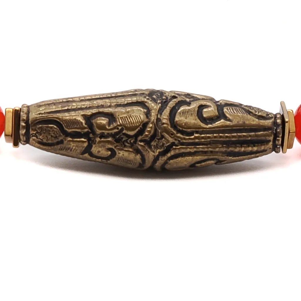 Red Carnelian Vintage Bracelet