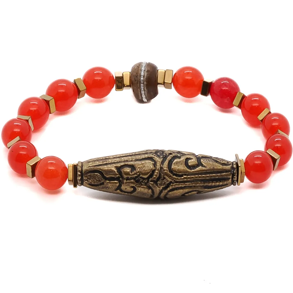 Red Carnelian Vintage Bracelet