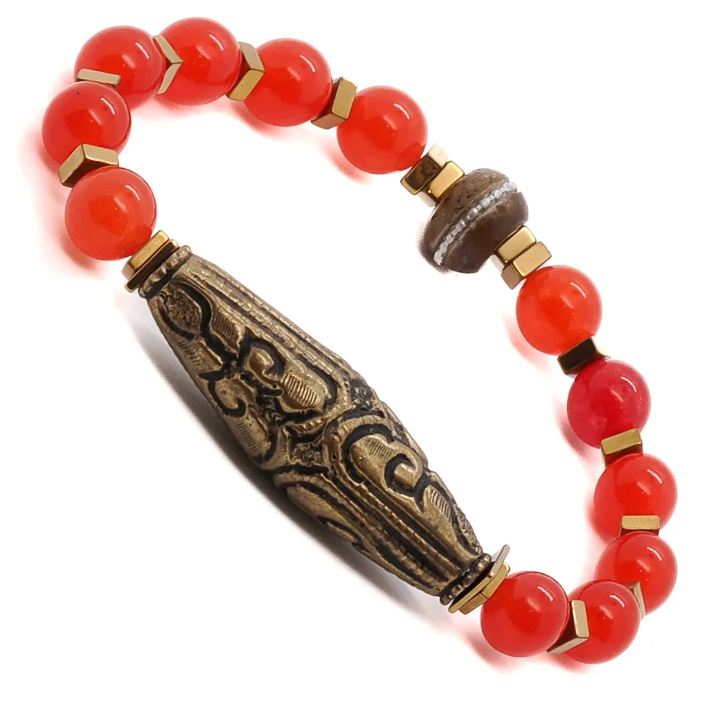 Red Carnelian Vintage Bracelet